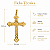 Pingente em Ouro 18K Cruz com Cristo - Imagem 2