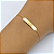 Pulseira em Ouro 18K de Chapinha Infantil - Imagem 2