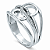 Anel em Ouro Branco 18K com 0.16 k de Diamantes - Imagem 2