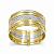 Anel em Ouro 18K 7 Fios - Imagem 2
