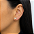 Brinco em Ouro 18K com Zirconia Carre - Imagem 2