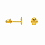 Brinco em Ouro 18K Trevo de 4 Folhas - Imagem 1