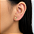 Brinco em Ouro 18K Trevo diamantado - Imagem 2