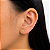 Brinco em Ouro 18K Flor Diamantada - Imagem 2