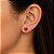 Brinco em Ouro 18K Zirconia Coração - Imagem 4