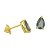 Brinco em Ouro 18K com Pedra Natural - Imagem 1