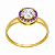 Anel em ouro 18K com zircônia - Imagem 1