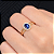 Anel em ouro 18K com Zircônia - Imagem 4