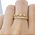 Anel em ouro 18K Coroa com Zircônia - Imagem 3