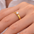 Anel em Ouro 18K com Diamante de 0.27 cts - Imagem 3