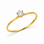 Anel em Ouro 18K Com Diamantes 0.16 CT - Imagem 1