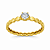 Anel em Ouro 18K com Zirconia - Imagem 2