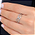 Anel em Ouro Branco 18k com Zirconia - Imagem 3
