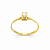 Anel em Ouro 18K com Diamante 0.11 CT - Imagem 1