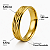 Aliança em Ouro 18K 5,00 mm Fosco Diamantado - Imagem 3