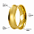 Aliança em Ouro 18K Côncava 7,20 mm Polida - Imagem 3