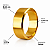 Aliança em Ouro 18K 8,00 mm chanfrada - Imagem 3