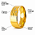 Aliança em Ouro 18k 8,00 mm com 0,045 Cts de Diamante - Imagem 3
