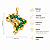 Pingente em Ouro 18k Mapa do Brasil - Imagem 2