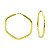 Argola em Ouro 18K Sextavado - Imagem 1