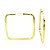 Brinco de Argola Quadrada em Ouro 18K - Imagem 1
