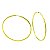 Argola em Ouro 18K Redonda - Imagem 1