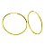 Brinco de Argola Redonda em Ouro 18K - Imagem 1