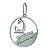 Pingente em Prata 925 Emblema com nome - Imagem 1