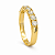 Anel em Ouro 18K Com 6 Diamantes - Imagem 1