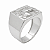 Anel em Prata 925 cavalo com Zirconias. - Imagem 1