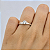 Anel em Prata 925 Solitario Facetado com Zirconias. - Imagem 4