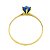 Anel em Ouro18K Calice Azul Royal - Imagem 2