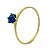Anel em Ouro18K Calice Azul Royal - Imagem 3