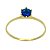 Anel em Ouro18K Calice Azul Royal - Imagem 1