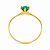 Anel em Ouro 18K Calice Esmeralda - Imagem 3