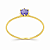 Anel em Ouro 18K Calice Lilas - Imagem 2