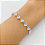 Pulseira em Prata 925 com Zirconias de Coraçãos Brancas - Imagem 2