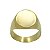 Anel em Ouro 18K Chapa Oval - Imagem 1