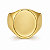 Anel em Ouro 18K Chapa Oval - Imagem 5