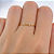 Anel em Ouro 18k Com Zirconias - Imagem 3