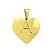 Pingente em Ouro 18K Coração com Letra 25,00 mm - Imagem 1