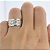 Anel em Ouro Branco 18K 7 Fios - Imagem 3