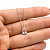 Gargantilha em Prata 925 Ponto de Luz Gota Rosa - Imagem 2