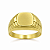 Anel em Ouro 18K Chapa Masculino - Imagem 2