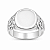 Anel em Prata 925 Oval com Flores - Imagem 2