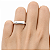 Anel em Prata 925 Chapa com Zirconia - Imagem 3