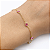 Pulseira em Ouro 18K de Zirconia Rosa - Imagem 3
