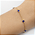 Pulseira em Ouro 18K de Zirconia Azul Royal - Imagem 3