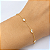 Pulseira em Ouro 18K de Zirconia Branca - Imagem 2