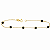 Pulseira em Ouro 18K de Zirconia Negra - Imagem 1